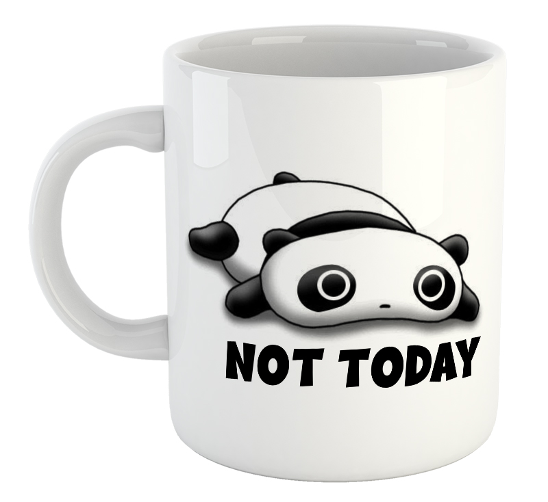 Not Today Panda Mug