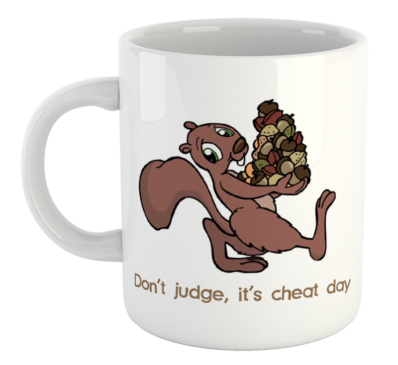 Don't Judge, It's Cheat Day Mug