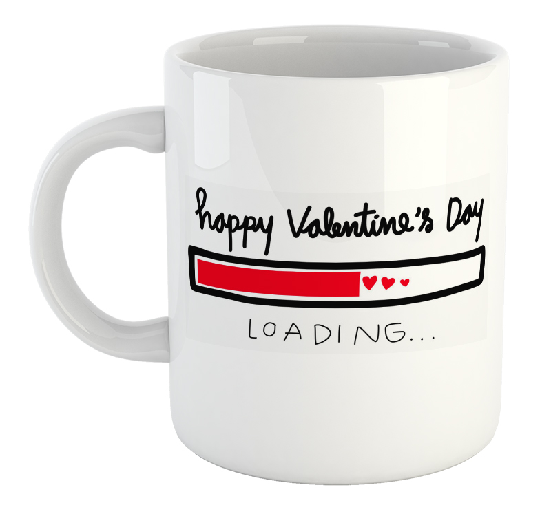 Happy Valentine's Day Loading Mug