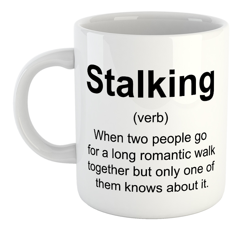 Stalking - verb Mug