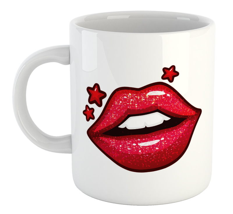 Retro Lips Mug
