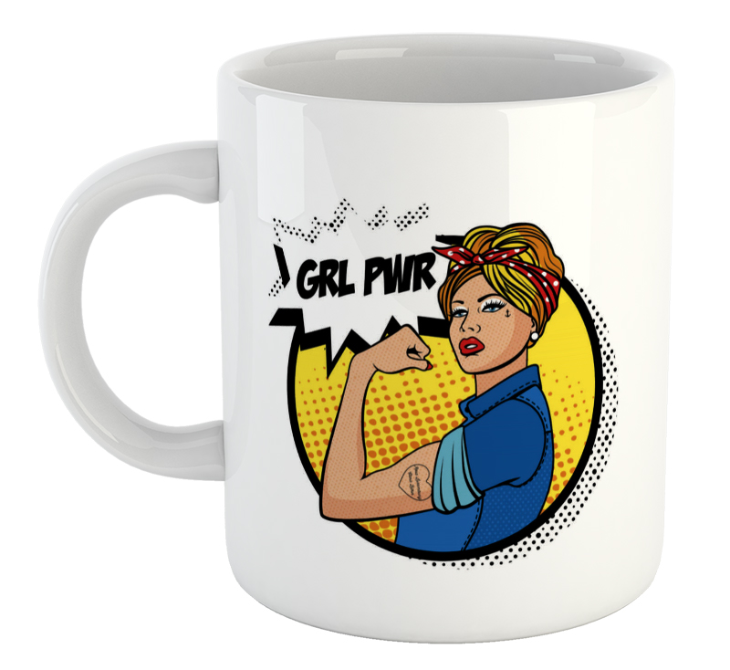 Grl Pwr Popart Mug