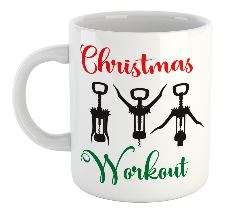 Christmas Workout Mug