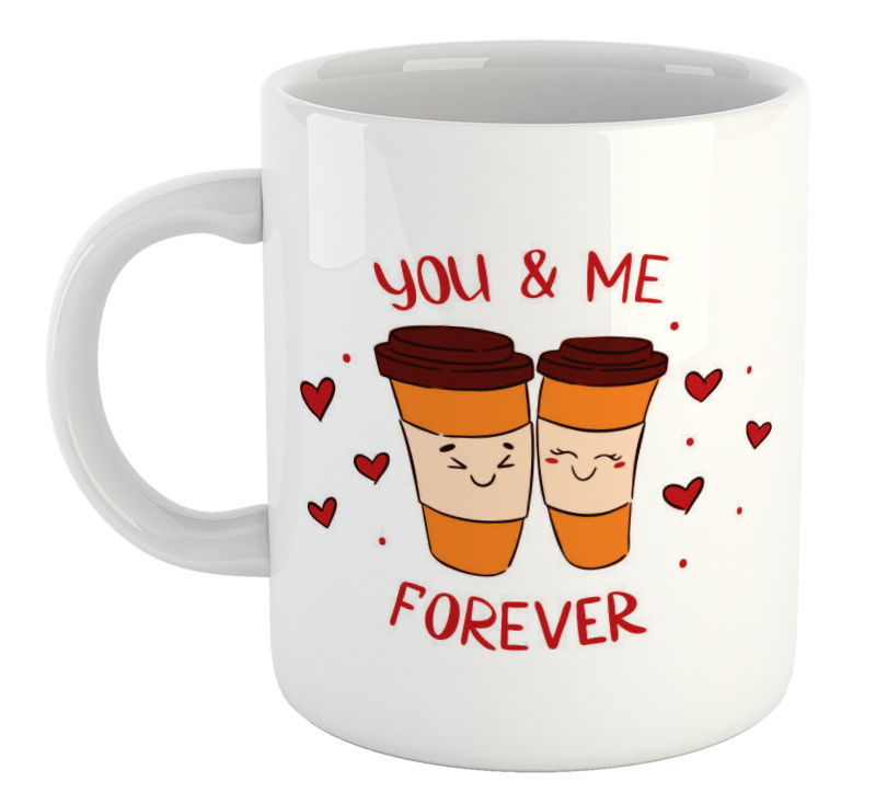 You & Me Forever Valentine's Day Mug