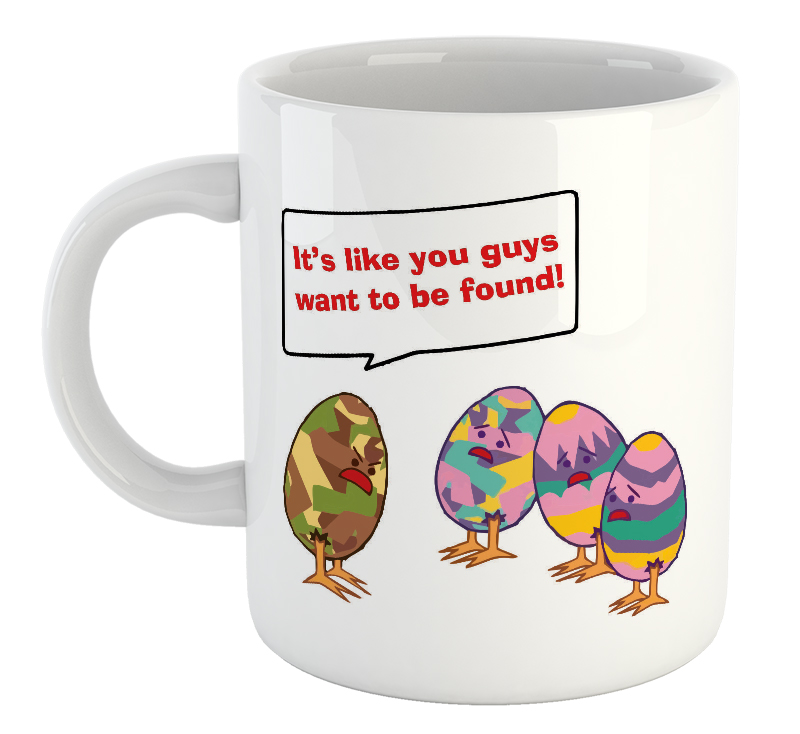 Camo Easter Egg Hunt Mug