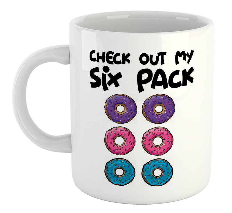 Check Out My Six Pack Humorous Funny Mug