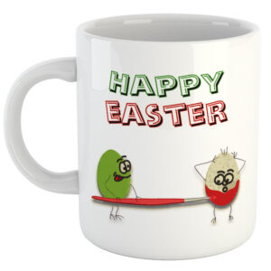 Happy Easter Egg Painting Mug