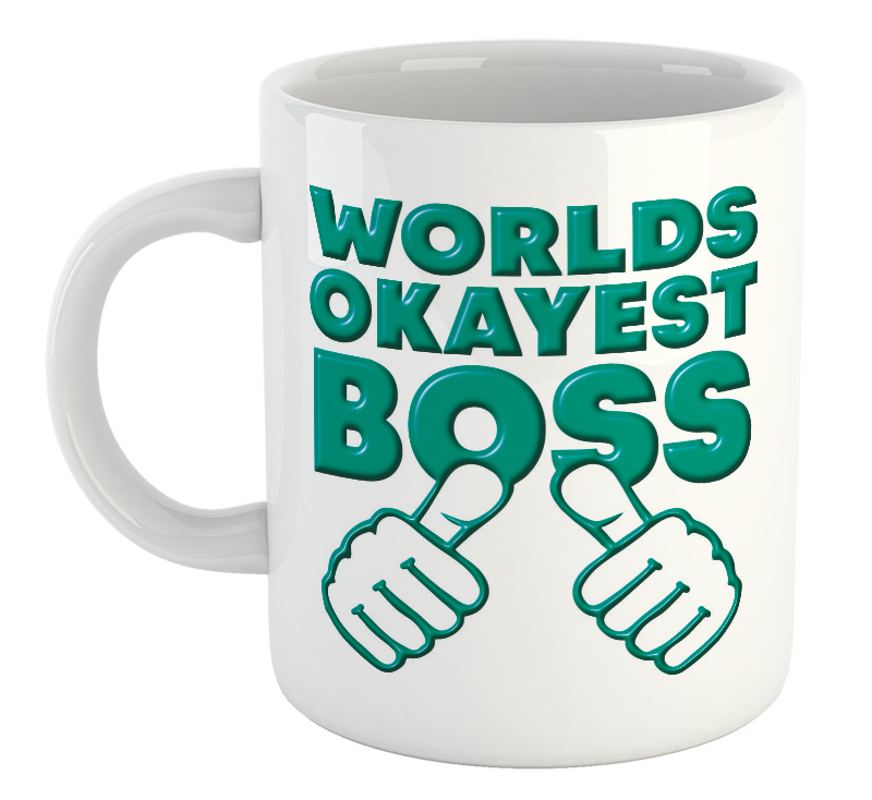 World's Okayest Boss Mug