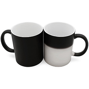 Black Colour Changing Mug