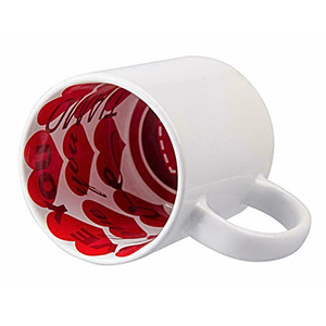 White Ceramic Mug Inner Print