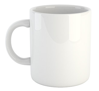 White Glossy Ceramic Mug
