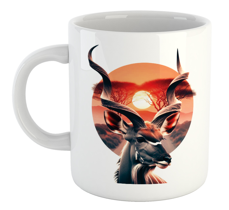 Kudu African Sunset Mug