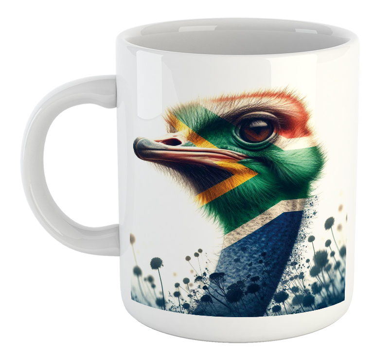 Ostrich South African Mug