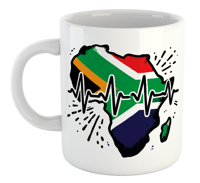 South African Heartbeat Mug