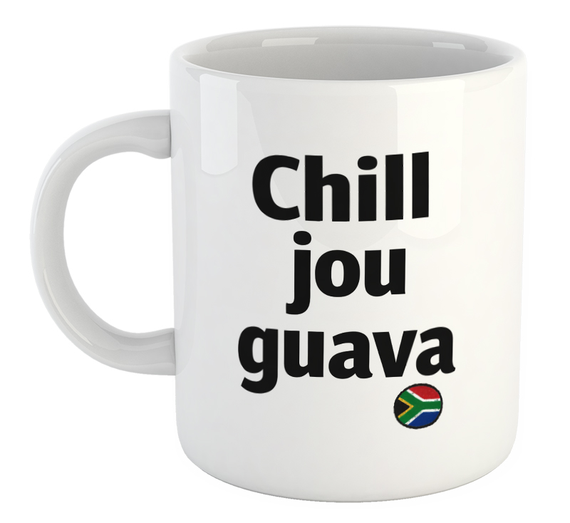 Chill Jou Guava South African Mug