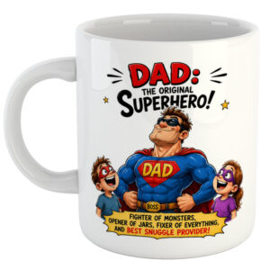 Dad: The Original Superhero! Father's Day Mug