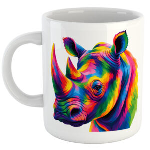 Rhino Pop Art South African Mug
