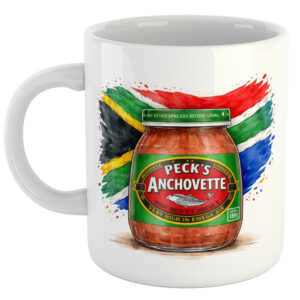 Peck's Anchovette South African Mug